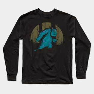 Big Blue Monster Long Sleeve T-Shirt